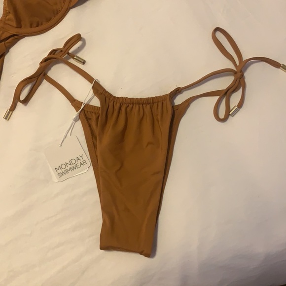 Monday Swimwear Brown Bikini Set - Picture 5 of 13